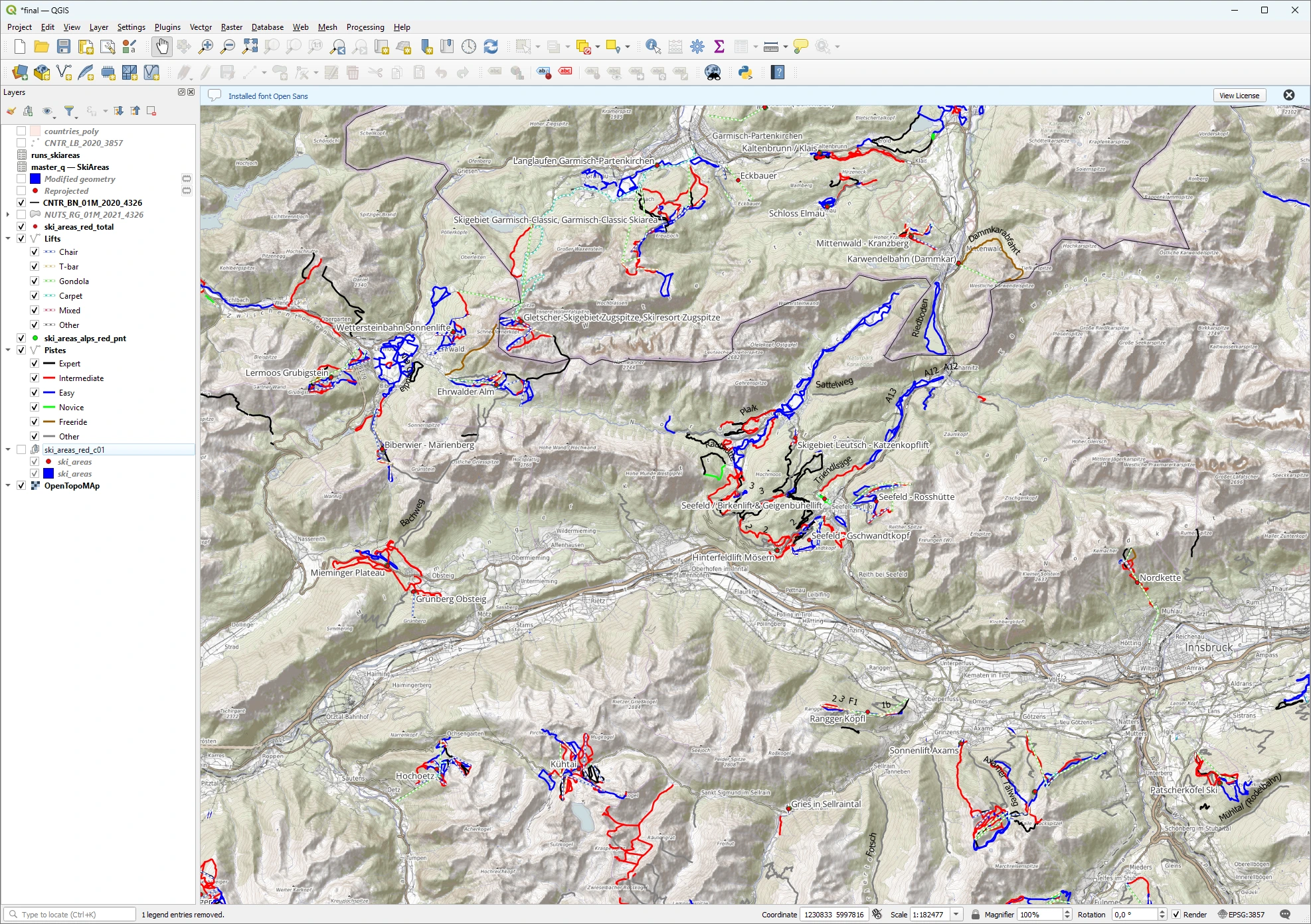 Ski Atlas of the Alps